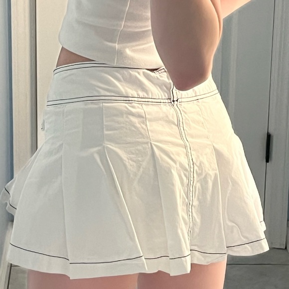 white button skirt nwot - Picture 2 of 2